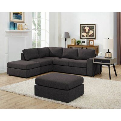 L shaped six seater greay